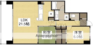 ポレスター岡山ターミナルシティ【11階】の間取り