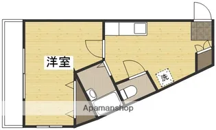 ポテト国富【4階】の間取り