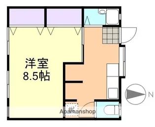 向陽荘 西【1階】の間取り