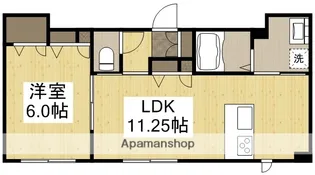セレッソ浜町C【1階】の間取り