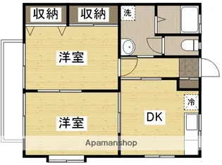 コーポデンエン【2階】の間取り