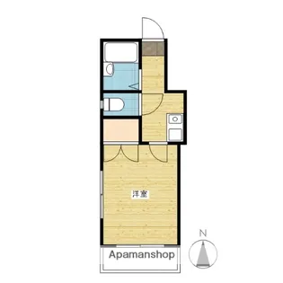 新保第2レジデンス【203号室】の間取り