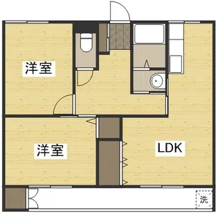 ラ ルーチェ芳泉【3E号室】の間取り