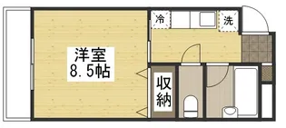 プレステージ高島(北棟)【1階】の間取り