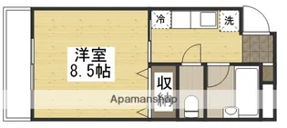 プレステージ高島(北棟)【3階】の間取り