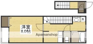 パシフィコノヴァ A棟【203号室】の間取り