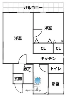 とんだびる【4階】の間取り