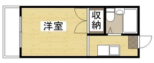 1Rの間取り画像