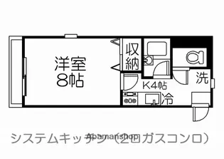 ルシエルメゾンB棟【201号室】の間取り