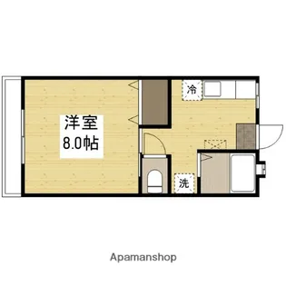 松島コーポ【2階】の間取り