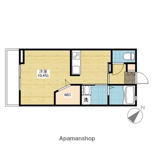 PRONUBE関B【2階】の間取り