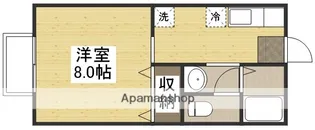 コーポコスモス【103号室】の間取り