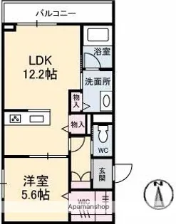 クラリティN【2階】の間取り