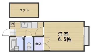 メゾンドゥクロワ【1階】の間取り