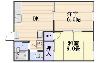 ヴィラ高島【2階】の間取り