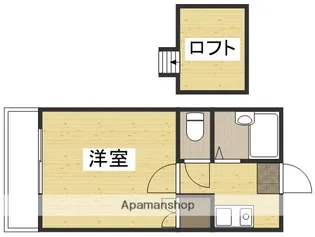 ラポール青江【101号室】の間取り