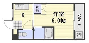 マンションIT【4階】の間取り