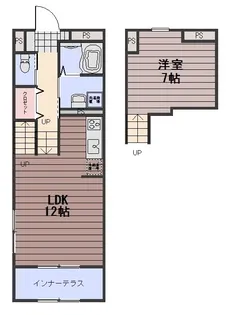 スカイガーデン福富西【2階】の間取り