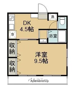 川﨑医大西門前【2階】の間取り