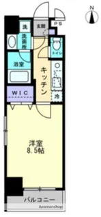 アルファレガロ南中央町【601号室】の間取り