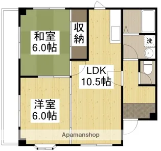 SINCE 1【2階】の間取り