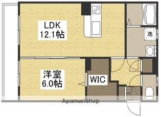 KIARA【Ⅱ102号室】の間取り