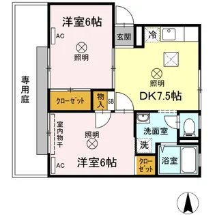 シンフォニー12【103号室】の間取り
