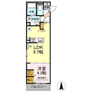 アレグリア【2階】の間取り