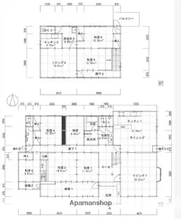 岡山県岡山市北区大供本町【一戸建】の間取り
