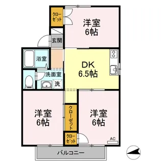 セジュール高島【2階】の間取り