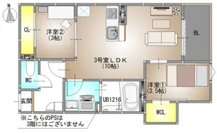 REGALEST TSUBAKI(旧)REGALEST 青江Ⅴ)【103号室号室】の間取り