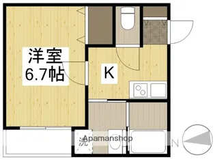 ヴィーナスコート島田本町【3階】の間取り