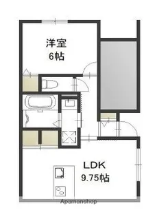ノーブル高柳【1階】の間取り