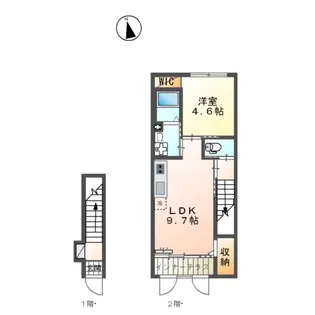 ウィステリアⅦ【2階】の間取り