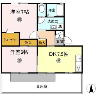 フレマリール関【1階】の間取り