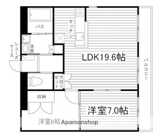 アスティ学南町【1階】の間取り