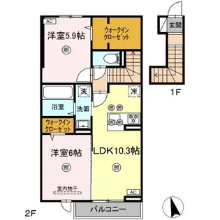 RION【2階】の間取り