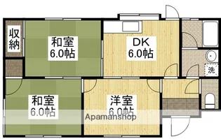 岡山県岡山市南区浦安南町【一戸建】の間取り