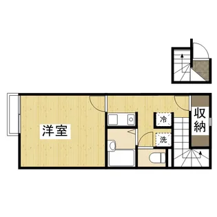 レオネクストグランドール門脇【202号室】の間取り