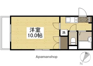 北村ビルSEED21 C棟【327号室】の間取り