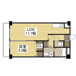 セレ グレージュ【2階】の間取り
