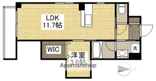 アーバンパレス医大前【5階】の間取り
