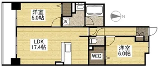 アルファライフ岡山駅西【4階】の間取り