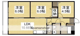 オアシス壱番館【2階】の間取り