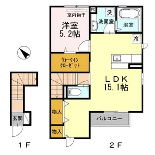 ステラ【2階】の間取り
