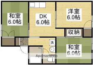 3DKの間取り画像