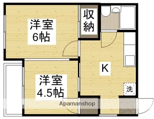 シティコーポ【4階】の間取り