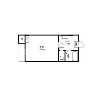 コーポキャロット【201号室号室】の間取り