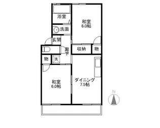 シルバーストン【1階】の間取り