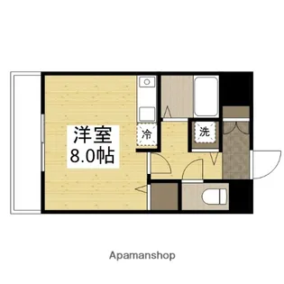 オーキッド青江【204号室】の間取り